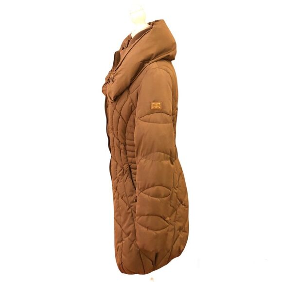 Beautiful Italien Elegant Beige Marx Designer Winter Coat Jacket - Picture 5 of 5